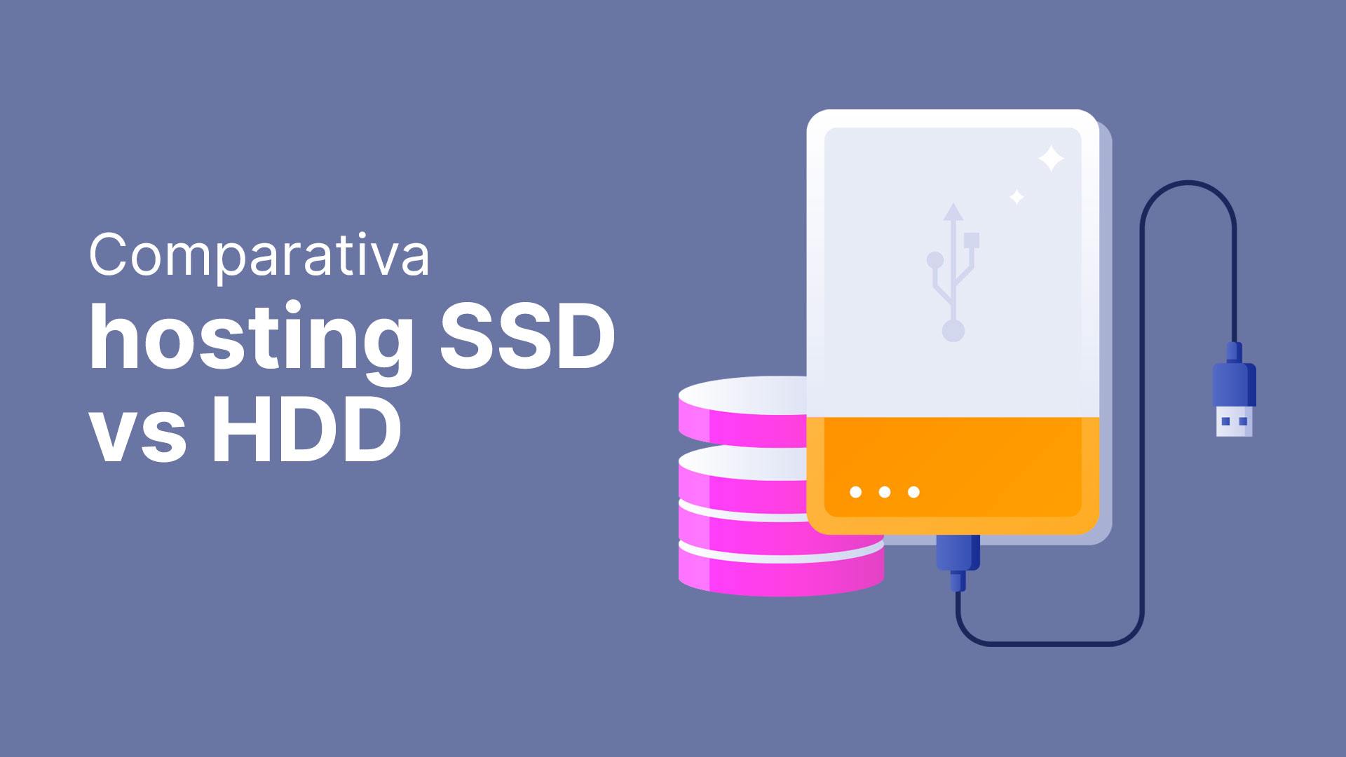 Importancia del hosting SSD vs HDD