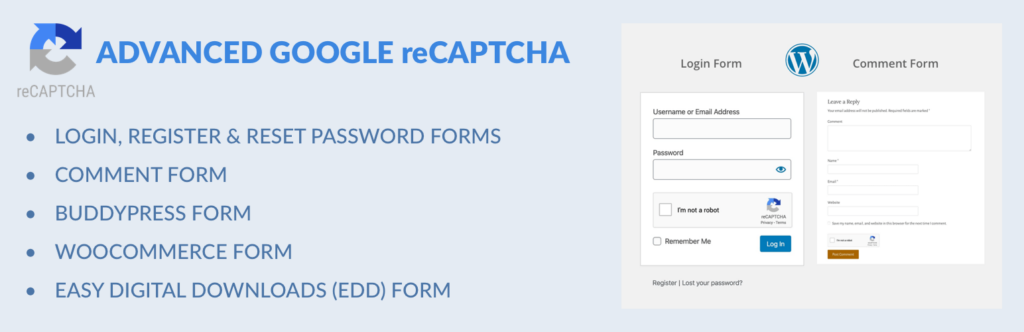 Advanced Google reCaptcha