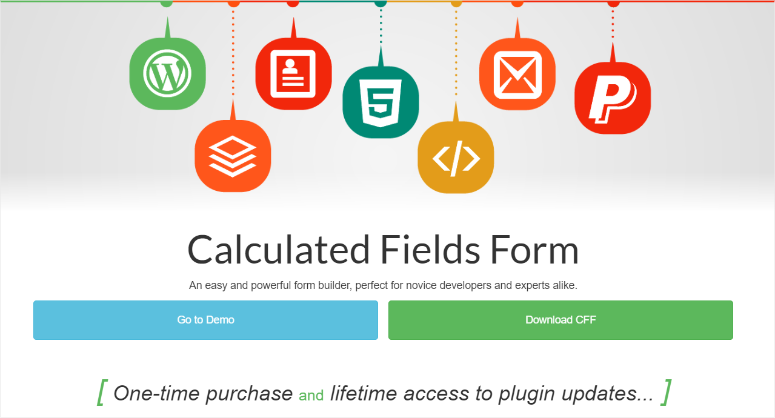 calculated fields form