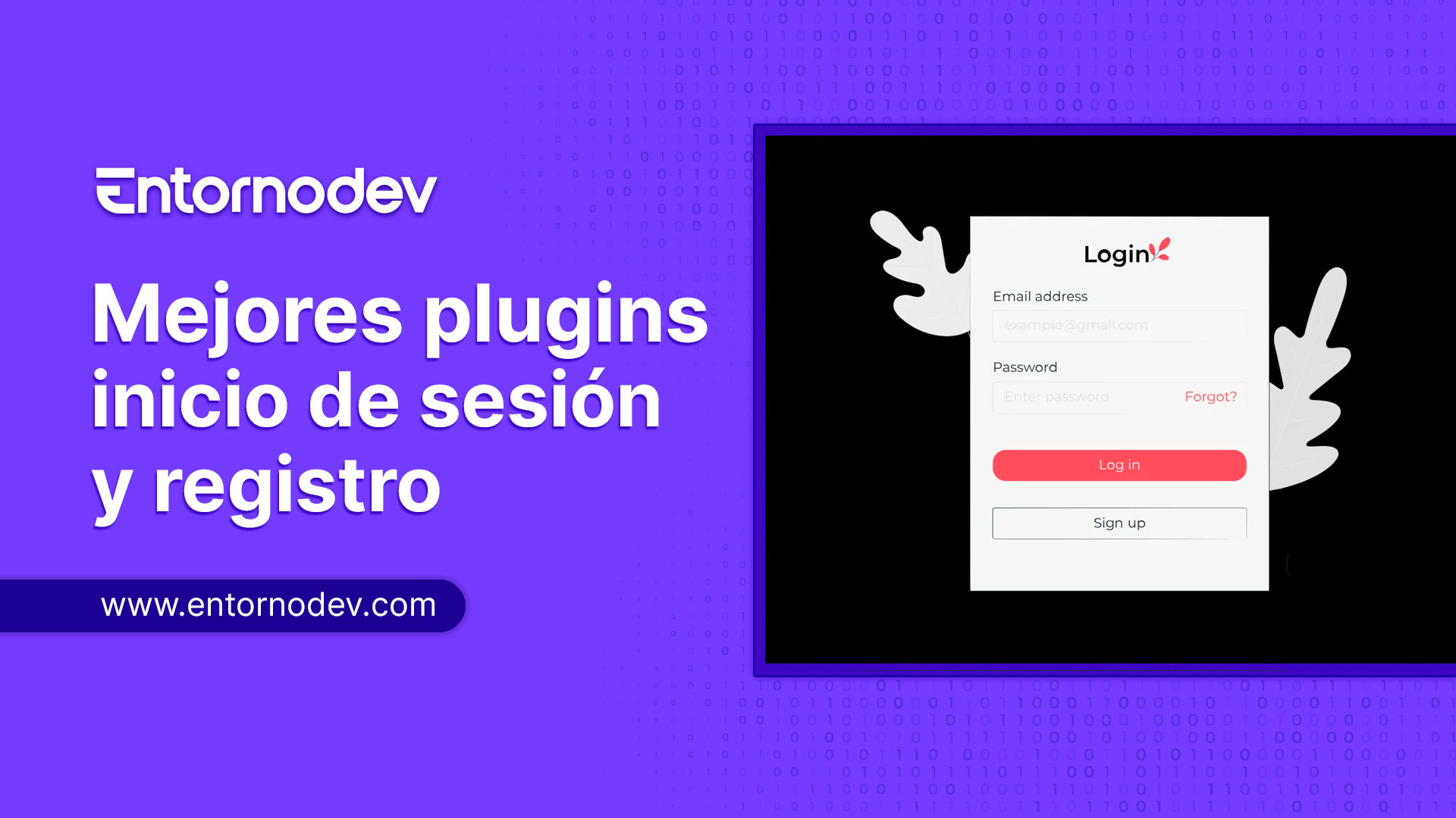 plugins de inicio de sesión y registro