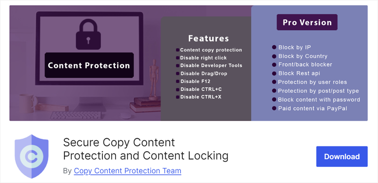 secure copy content protection