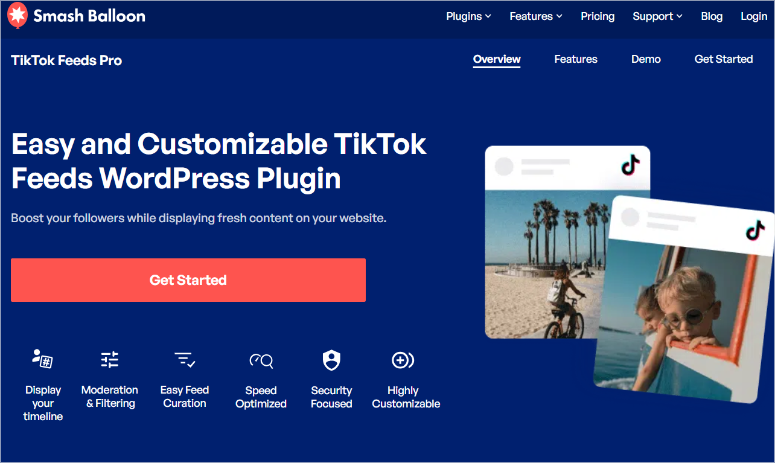 smash balloon tiktok plugins de tiktok para wordpress