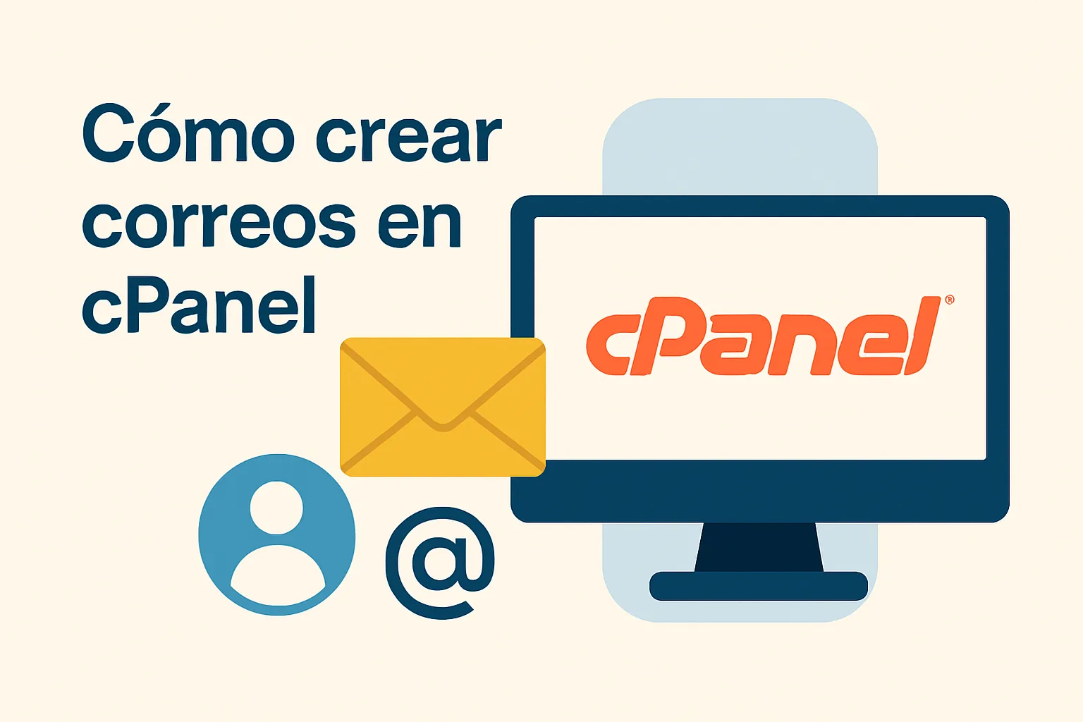 cómo crear correos en cPanel