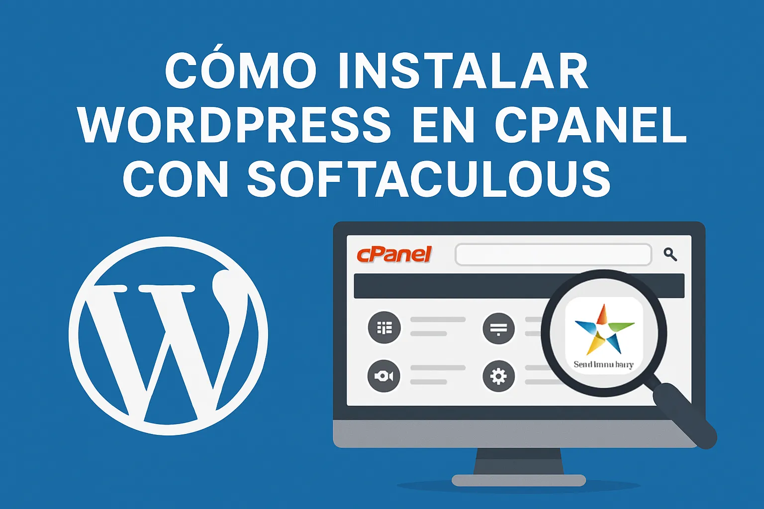cómo instalar WordPress en cPanel con Softaculous