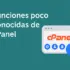funciones poco conocidas de cPanel
