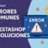 errores comunes en PrestaShop y soluciones