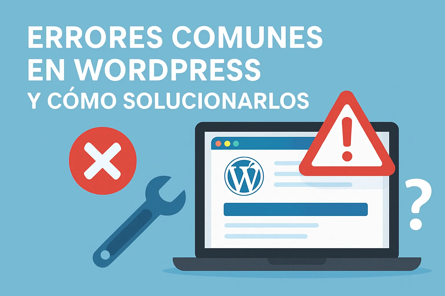 errores comunes en WordPress y como solucionarlos